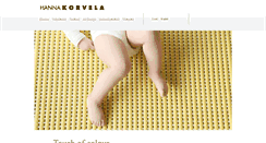Desktop Screenshot of hannakorvela.fi